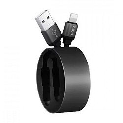 Дата-кабель Hoco U23 Lightning 1 м, чёрный