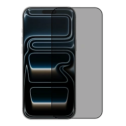 Защитное стекло Otao Sapphire 360° 2.5D для Apple iPhone 17 Pro, черная рамка