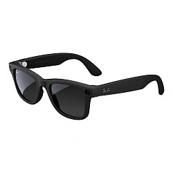 Умные очки Ray-Ban Wayfarer Matte Black, Gradient Graphite Polarized, (53-22-155mm)