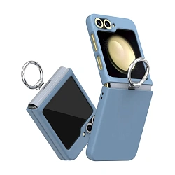 Клип-кейс (накладка) Araree Aero Flex R для Samsung Galaxy Z Flip 6 / 7 FE полиуретан, поликарбонат, металл , голубой