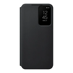 Чехол-книжка Samsung Smart Clear View Cover для Samsung Galaxy S22 полиуретан, поликарбонат, чёрный