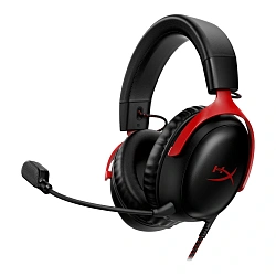 Проводные наушники HyperX Cloud III чёрный с красным