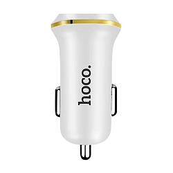 Автомобильное зарядное устройство Hoco Z1 10 Вт, белый