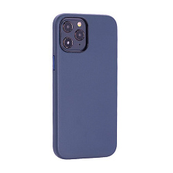 Клип-кейс (накладка) TOTU Emperor для Apple iPhone 12 Pro Max кожа, тёмно-синий