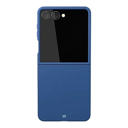 Клип-кейс (накладка) VLP Flex Case Magsafe для Samsung Galaxy Z Flip 7 поликарбонат, тёмно-синий