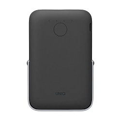 Внешний аккумулятор с беспроводной зарядкой UNIQ Hoveo 5000 мАч 20 Вт серый