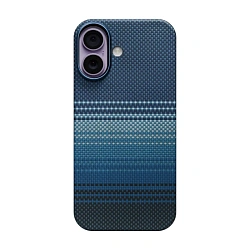 Клип-кейс (накладка) Pitaka Ultra-Slim Case для Apple iPhone 17 кевлар (арамид), "восход луны"