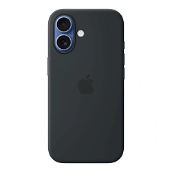 Клип-кейс (накладка) Apple Silicone Case MagSafe для Apple iPhone 17 силикон, Black