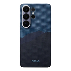 Клип-кейс (накладка) Pitaka Ultra-Slim Case для Samsung Galaxy S26 Ultra кевлар (арамид), "за горизонт" (KS2604U)