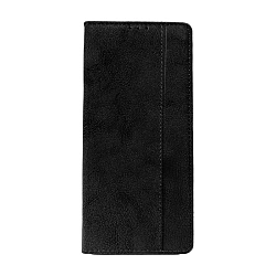 Чехол-книжка Premium Rich Boss для Xiaomi Redmi Note 13 Pro Plus искусственная кожа, чёрный