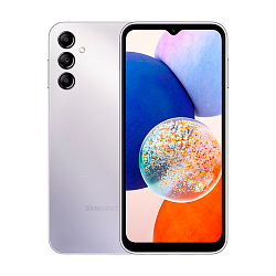 Смартфон Samsung Galaxy A14 (A145P) без NFC 4/64 ГБ серебристый