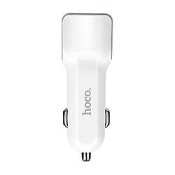 Автомобильное зарядное устройство Hoco Z23 12 Вт, белый