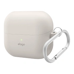 Кобура Elago Original Hang для Samsung Galaxy Buds 3 / 3 Pro силикон, серый