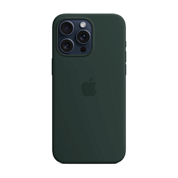 Клип-кейс (накладка) Silicone Case MagSafe для Apple iPhone 15 Pro силикон, оливковый