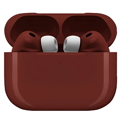 Беспроводные наушники Apple AirPods Pro 3 бордово-красный (полная покраска)