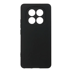 Клип-кейс (накладка) Silicone cover закрытый для Xiaomi Redmi Note 15 Pro 4G силикон, чёрный