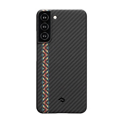 Клип-кейс (накладка) Pitaka Fusion Weaving MagEZ Case 2 для Samsung Galaxy S22 кевлар (арамид), "рапсодия"