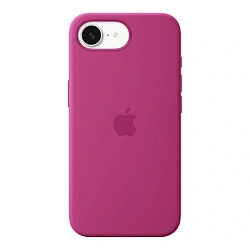 Клип-кейс (накладка) Apple Silicone Case для Apple iPhone 16e / 17e силикон, Fuchsia