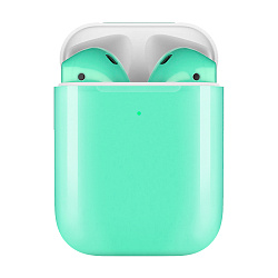 Беспроводные наушники Apple AirPods 2 с зарядным футляром мятный (MV7N2)