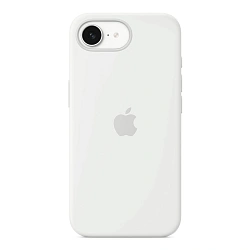 Клип-кейс (накладка) Apple Silicone Case для Apple iPhone 16e / 17e силикон, White