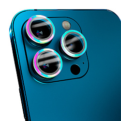 Защитное стекло на камеру Mocoll для Apple iPhone 13 Pro / 13 Pro Max, Flamed Titanium