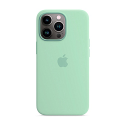 Клип-кейс (накладка) Silicone Case для Apple iPhone 13 Pro силикон, фисташковый