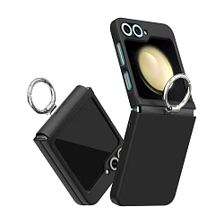 Клип-кейс (накладка) Araree Aero Flex R для Samsung Galaxy Z Flip 6 / 7 FE полиуретан, поликарбонат, металл , чёрный