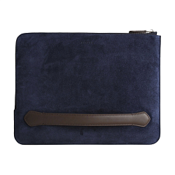 Папка CG Mobile Bustha Zip Folio Leather для Apple MacBook 13" / 14" кожа, тёмно-синий