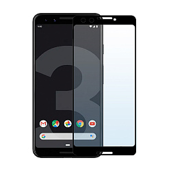 Защитное стекло 3D Premium для Google Pixel 3, черная рамка