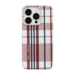 Клип-кейс (накладка) Pitaka Red, White and Blue Lines MagEZ Case 5 для Apple iPhone 15 Pro кевлар (арамид), красный