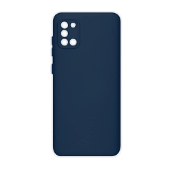 Клип-кейс (накладка) для Samsung Galaxy A31 силикон, тёмно-синий