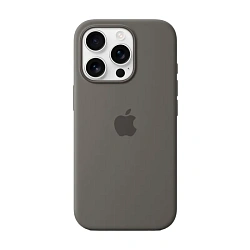 Клип-кейс (накладка) Silicone Case для Apple iPhone 16 Pro силикон, титановый
