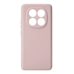 Клип-кейс (накладка) Silicone cover закрытый для Xiaomi Redmi Note 15 Pro 4G силикон, пудровый