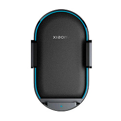 Автомобильный держатель Xiaomi Wireless Car Charger Pro 50W с беспроводной зарядкой (клеящаяся платформа, зажим) чёрный