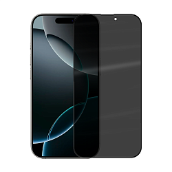 Защитное стекло Mocoll Privacy 2.5D для Apple iPhone 16 Pro Max, черная рамка
