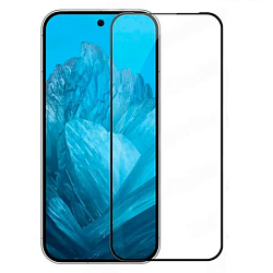 Защитное стекло 3D Premium для Google Pixel 9a, черная рамка