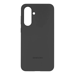 Клип-кейс (накладка) Samsung Silicone Case для Samsung Galaxy A36 силикон, поликарбонат, чёрный