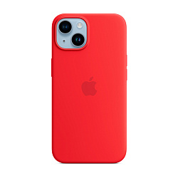 Клип-кейс (накладка) Silicone Case для Apple iPhone 14 Plus силикон, красный