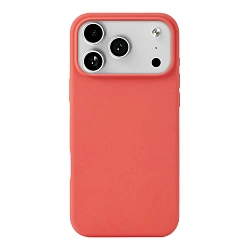 Клип-кейс (накладка) uBear Touch Mag Case для Apple iPhone 17 Pro Max поликарбонат, силикон, коралловый