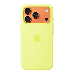 Клип-кейс (накладка) Apple Silicone Case MagSafe для Apple iPhone 17 Pro силикон, Neon Yellow
