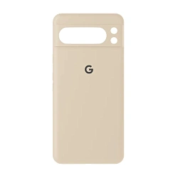 Клип-кейс (накладка) Silicone cover закрытый для Google Pixel 8 Pro силикон, пудровый