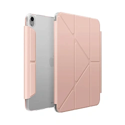 Чехол-книжка c отделением под стилус UNIQ Camden Click для Apple iPad Air 13" (2024 / 2025 / 2026) полиуретан, искусственная кожа, розовый