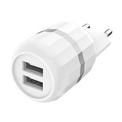 Сетевое зарядное устройство Hoco C41A 12 Вт, белый