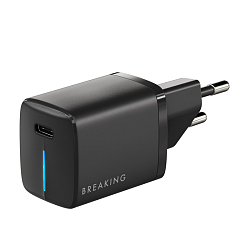 Сетевое зарядное устройство Breaking WC13 20 Вт чёрный