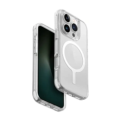 Клип-кейс (накладка) UNIQ Combat MagSafe для Apple iPhone 16 Pro Max полиуретан, прозрачный