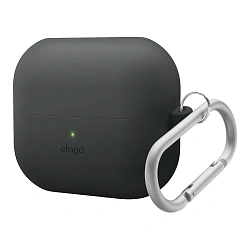 Кобура Elago Original Hang для Samsung Galaxy Buds 3 / 3 Pro силикон, чёрный