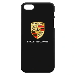 Клип-кейс (накладка) для Apple iPhone 7 / 8 / SE 2020 / 2022 силикон, чёрный "Porshe"