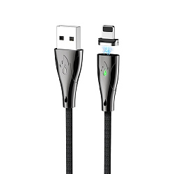 Дата-кабель Hoco U75 Lightning 1.2 м, чёрный
