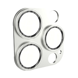 Защитное стекло на камеру Mocoll Glass для Apple iPhone 12 Pro, серебристый