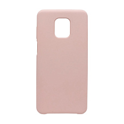 Клип-кейс (накладка) Silicone cover (без лого) для Xiaomi Redmi Note 9s / Note 9 Pro силикон, пудровый